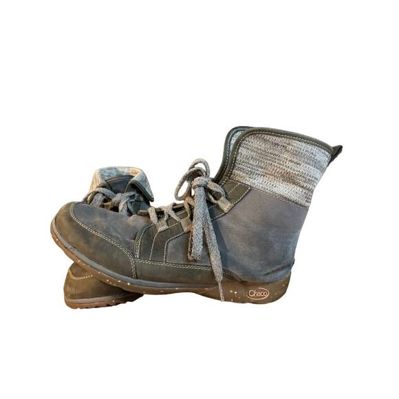 Chaco Barbary gray boots ankle booties Chukka Hiking shoes Women's size 11 - Picture 2 of 5